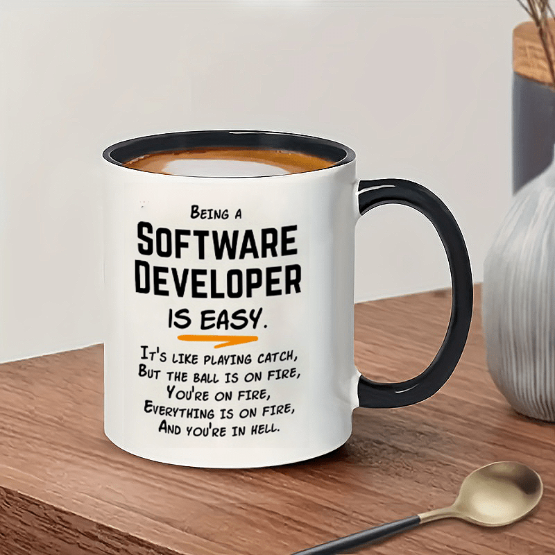 Office Of Tech - Software-Entwickler Humor 11oz Keramikbecher - Lustiges