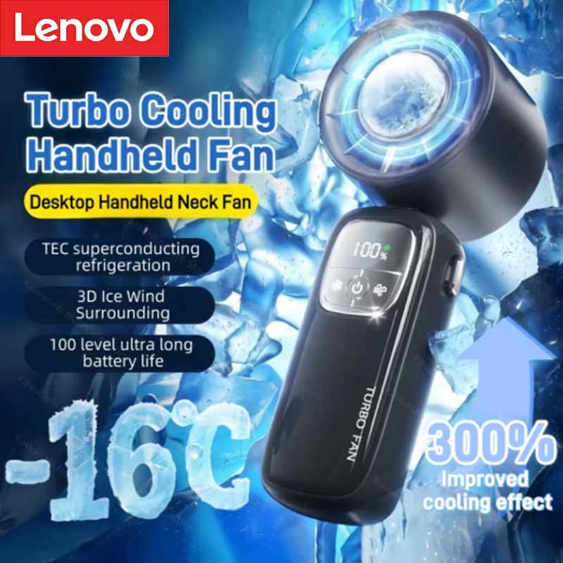 Office Of Tech - Lenovo 30000RPM tragbarer elektrischer Turbo-Ventilator, tragbarer