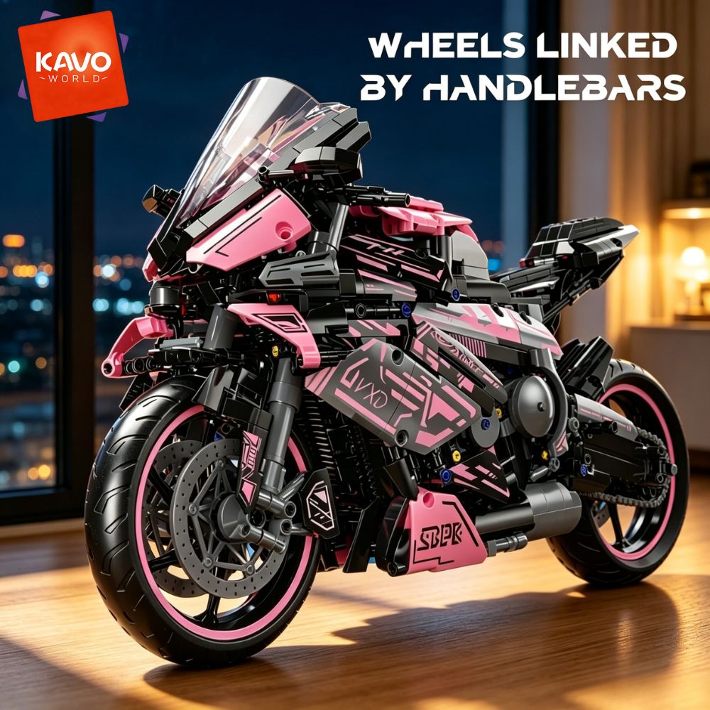 High Tech Office Room - KAVOWORLD 1:5 Großes Motorrad-Bausatz-Modell 2096 Teile