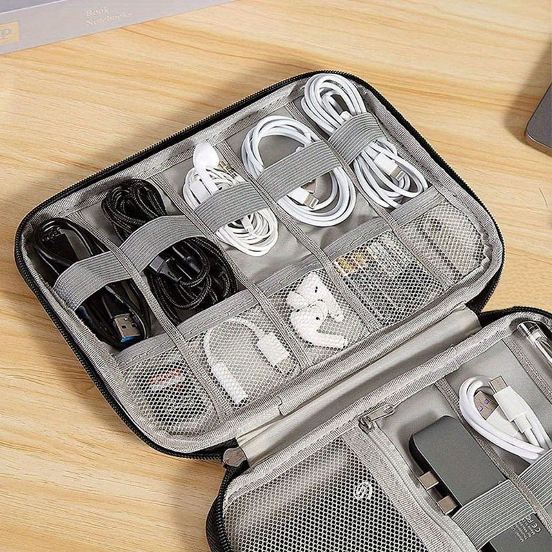 Office Tech Gear - Eine Multifunktionale Elektronik-Zubehörbox - Reise-Kabelorganizer-Etui -