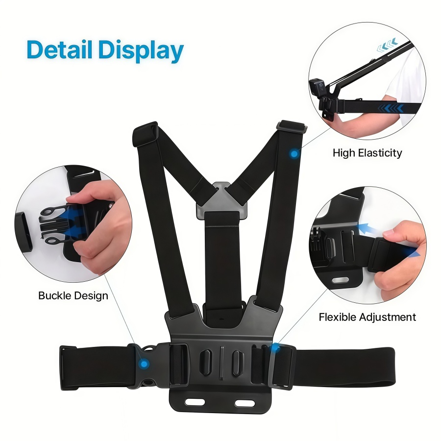 Zubehör Kit Kopf Brustgurt Hal – Webcam Stand Clip Bewertung und Preis