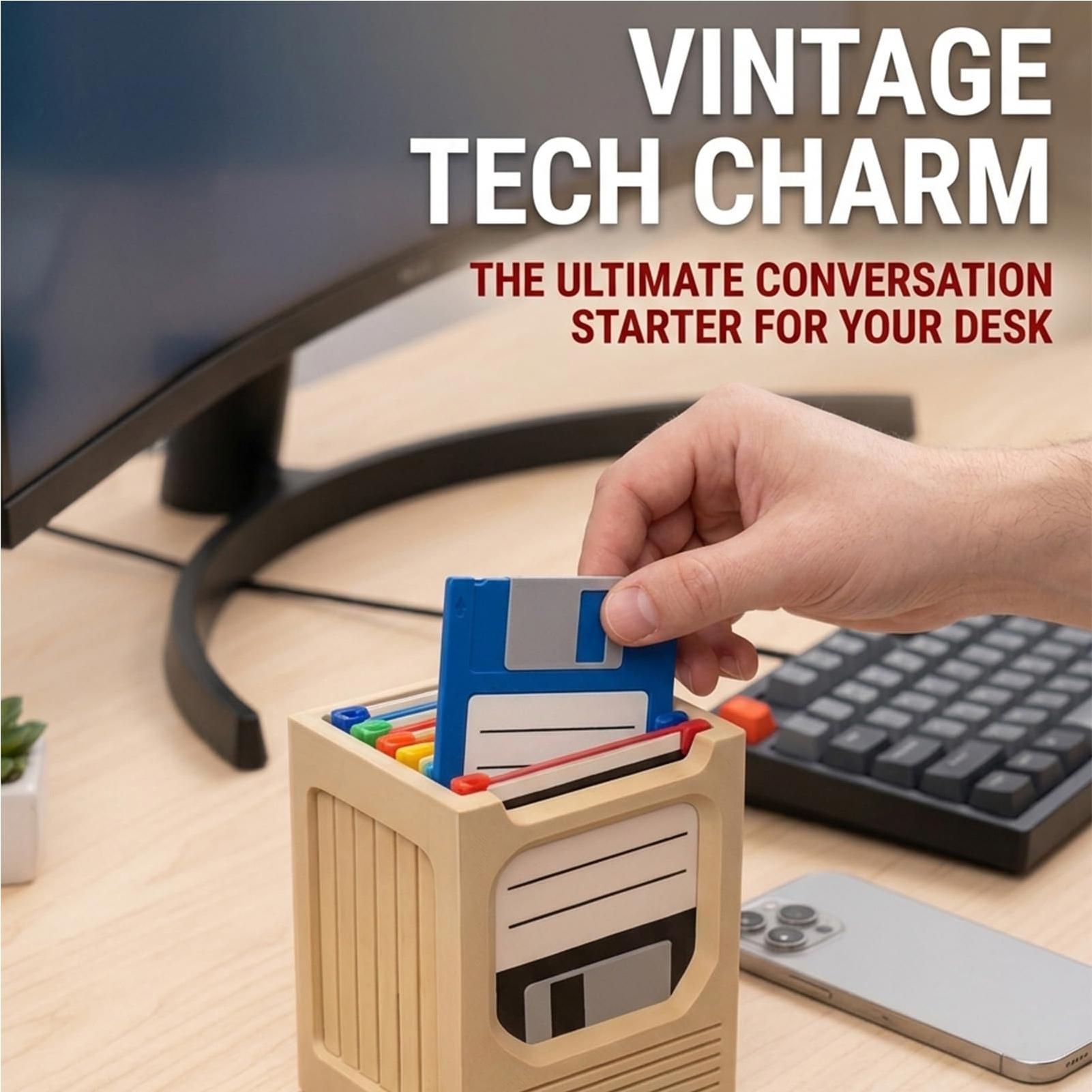 Retro Tech Untersetzer-Halter- – Office Of Tech Bewertung und Preis